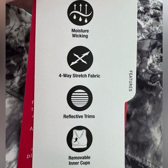 NWT Spyder Active Sports Bra (medium) - Picture 4 of 5